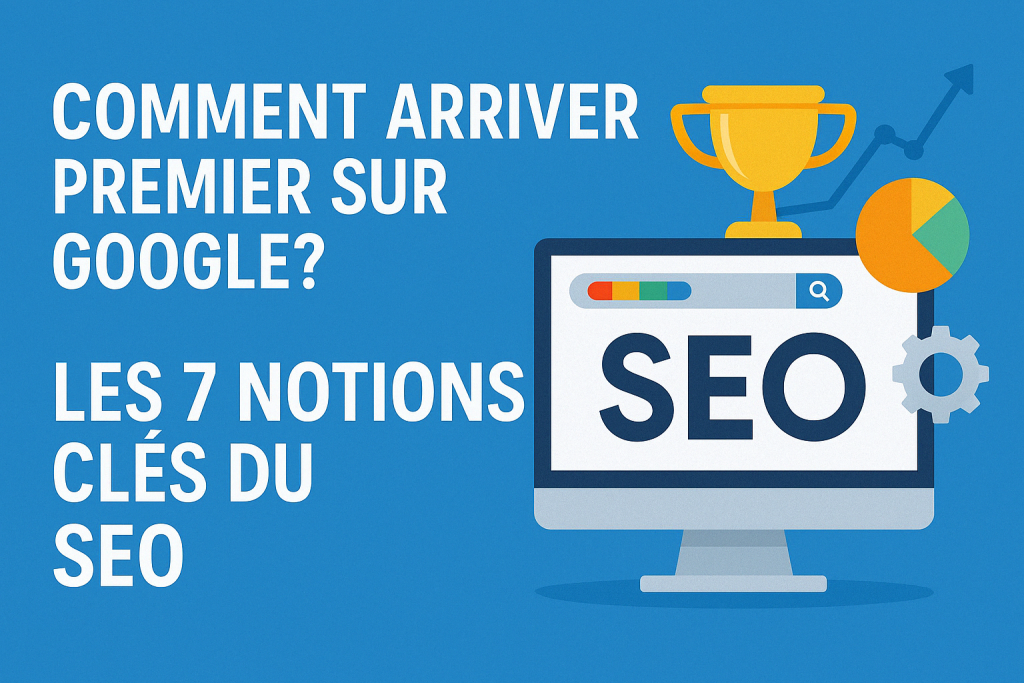 Image d'illustration article de blog Drive To Digital : Comment arriver premier sur Google? Les 7 notions clés du SEO