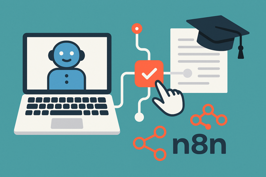 Image d'illustration article de blog Drive To Digital : Créer un agent IA avec n8n — Formation complète