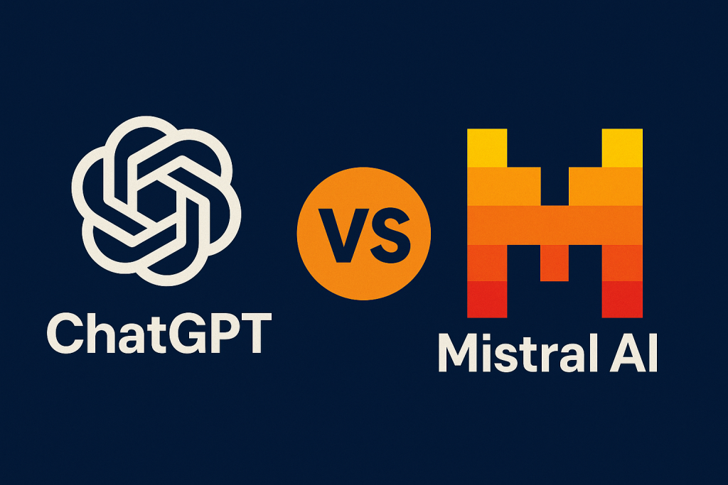 Image d'illustration article de blog DTD : ChatGPT vs Mistral AI : Duel d' Intelligence Artificielles !
