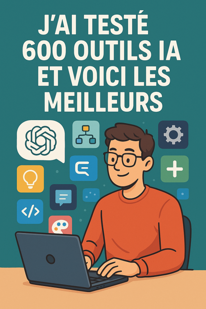 Image d'illustration article de blog DTD : "J'ai testé 600 outils IA et voici les meilleurs"